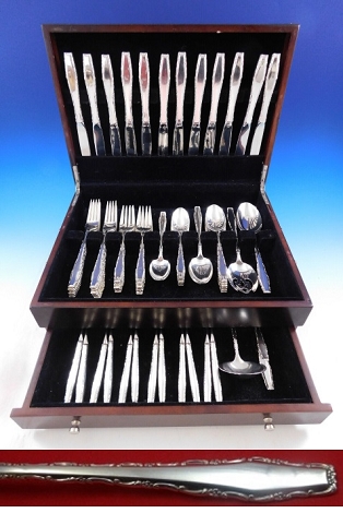 Rapallo by Lunt Sterling Silver Flatware Service for 12 Set 77 pieces